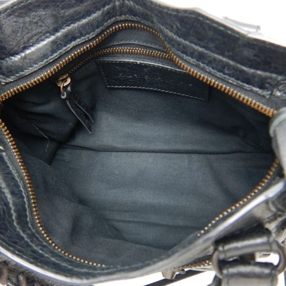 Balenciaga Classic Mini City Handbag 2way Lambskin Black - Picture 6 of 7